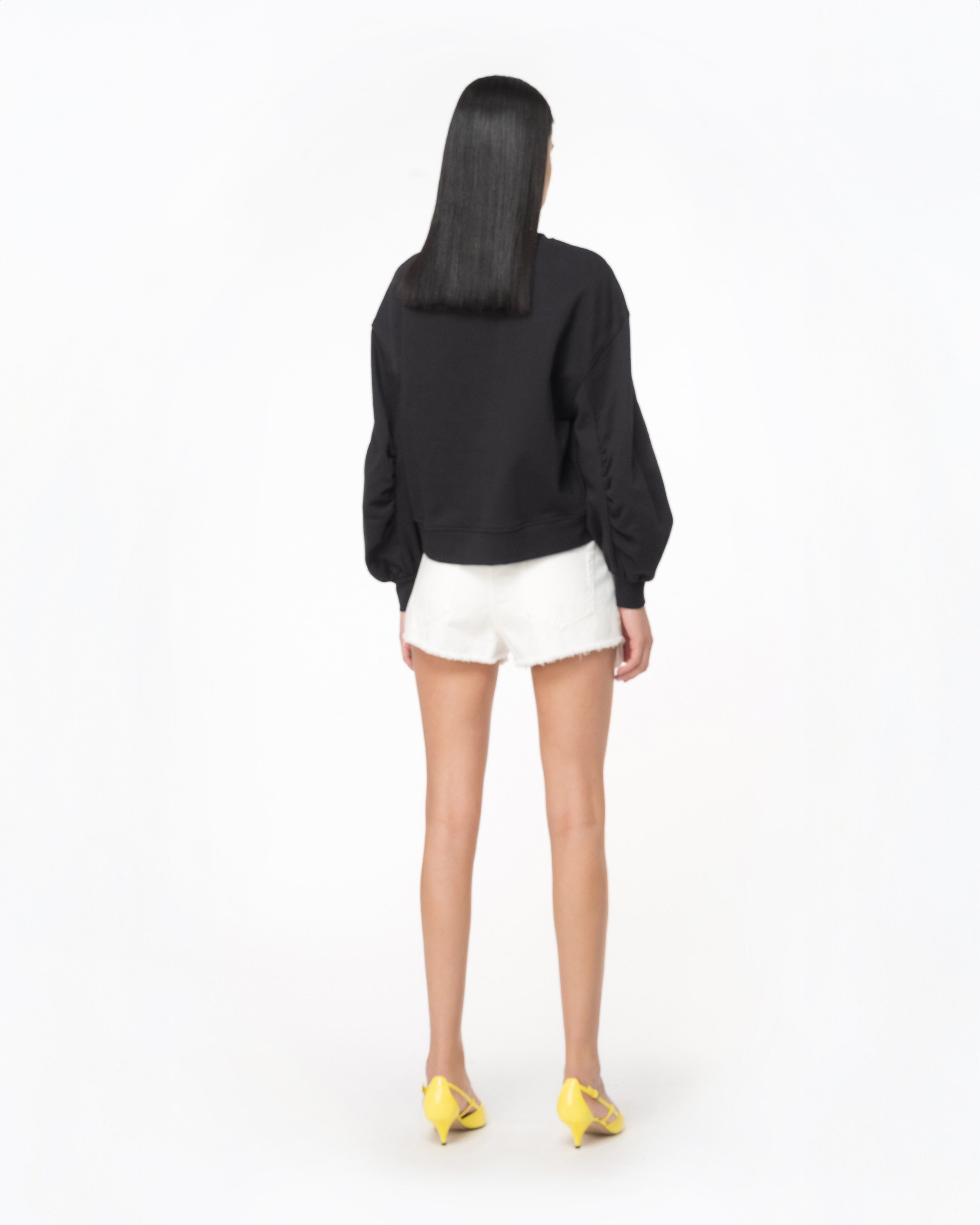 Pinko, LOVE sweatshirt, Limo black, L