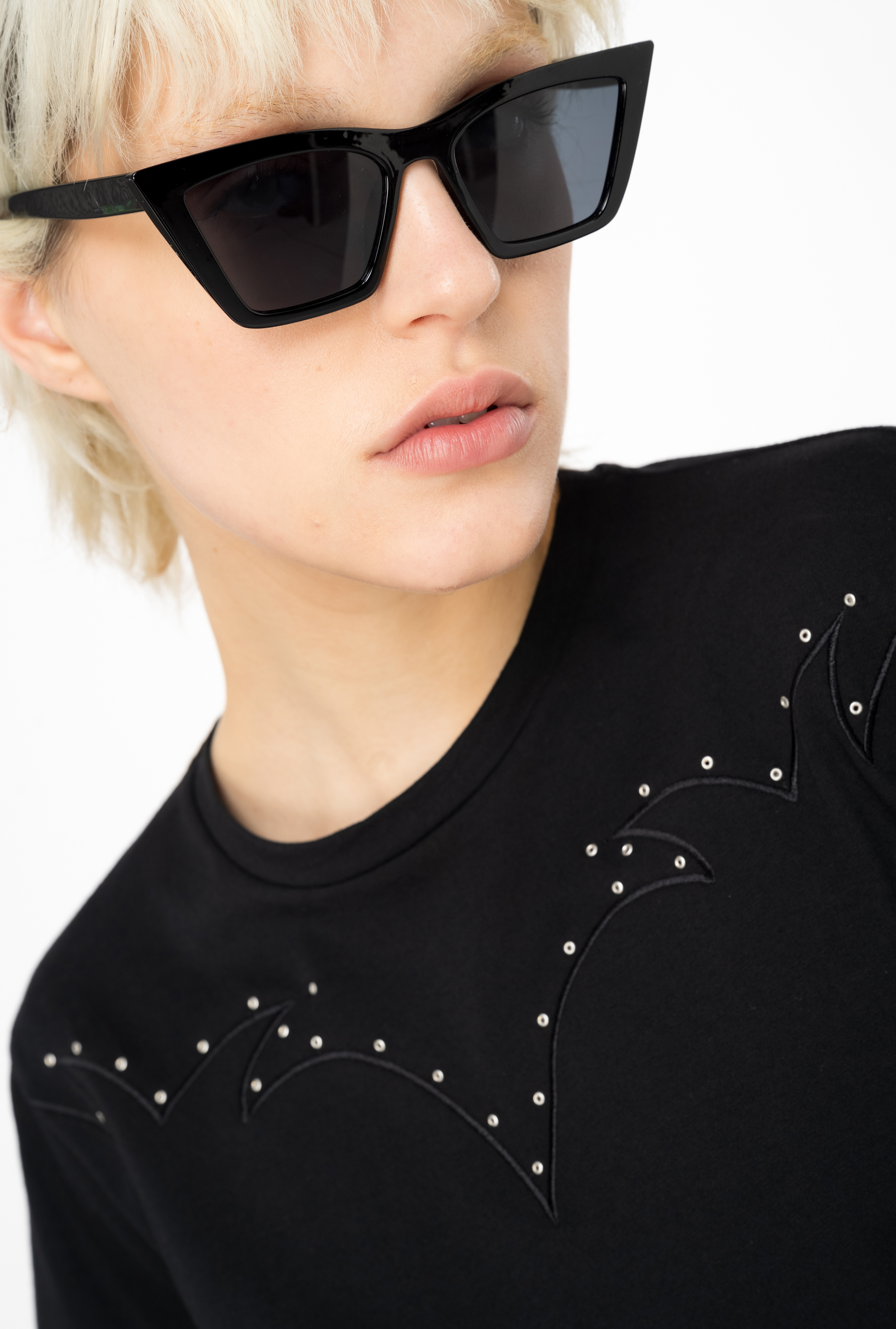 Pinko, T-shirt with rodeo embroidery, Limo black, XXS