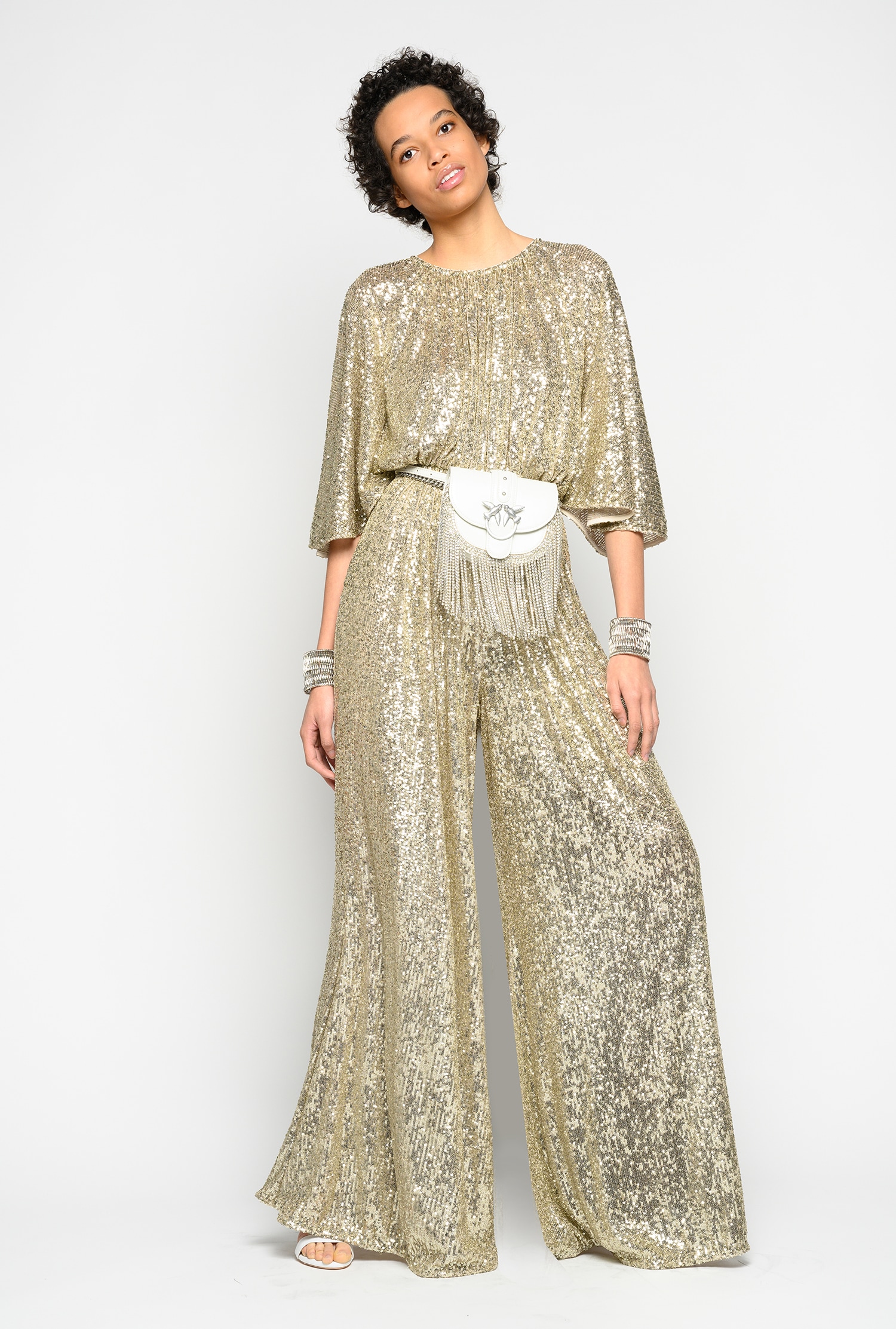 all over sequin jumpsuit