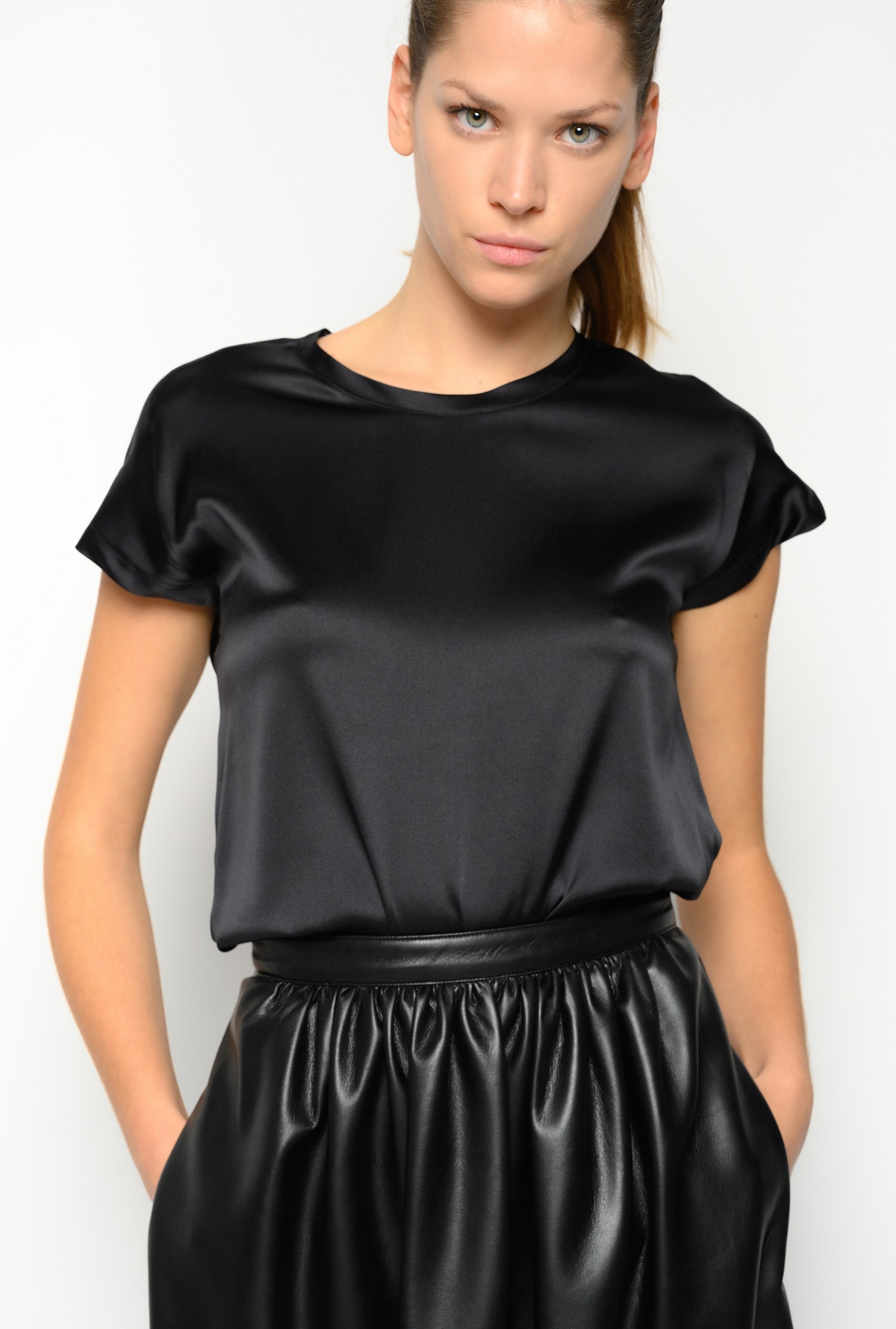 silk satin top