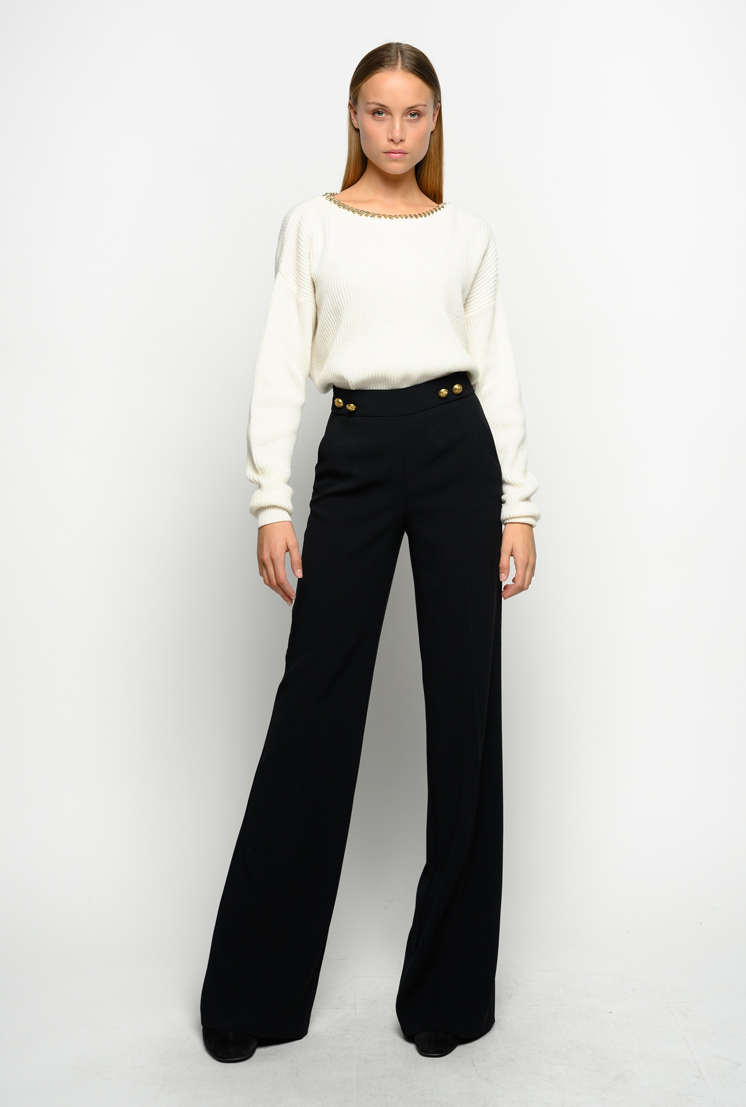 flared trousers high waisted
