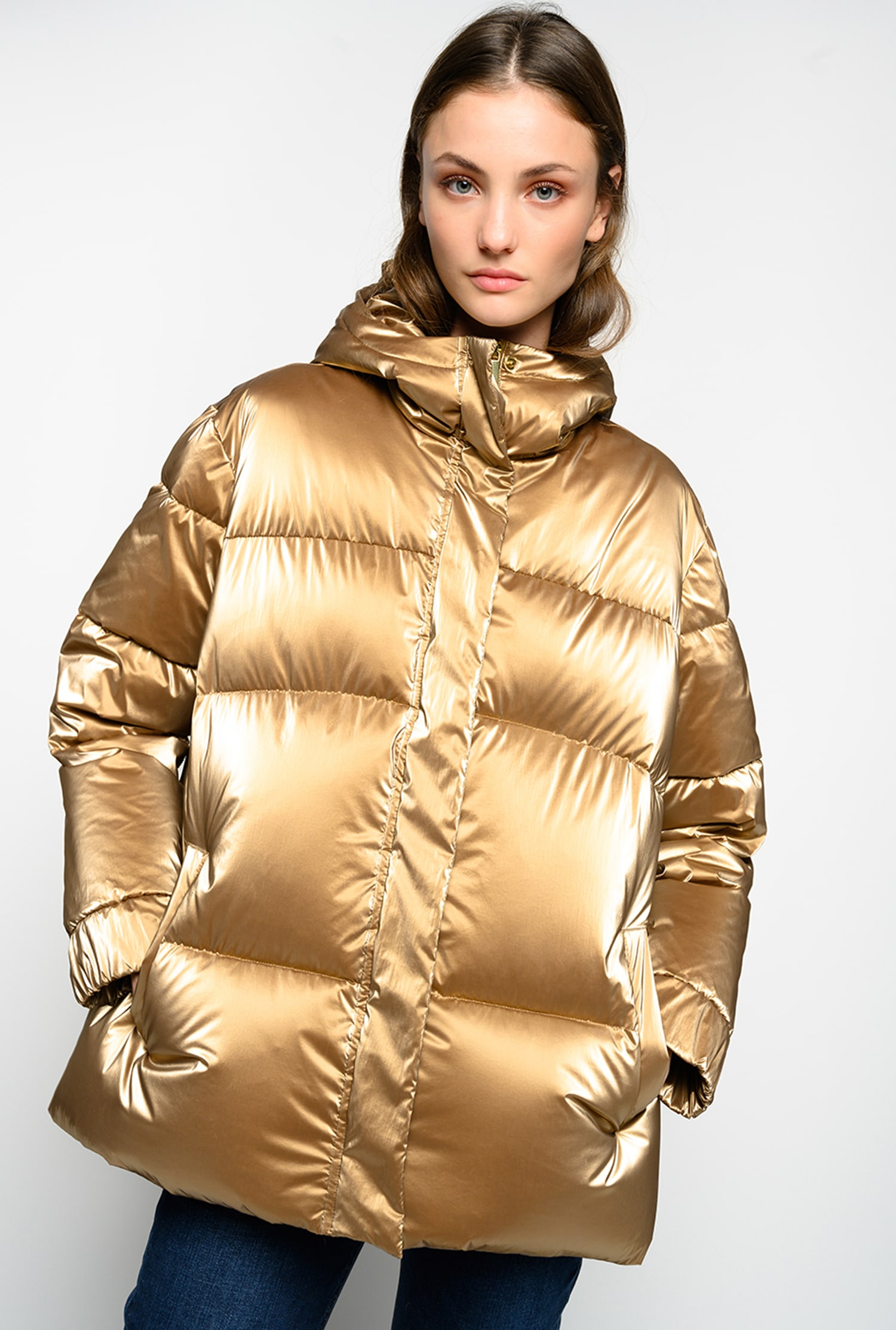 quilted coat with hood