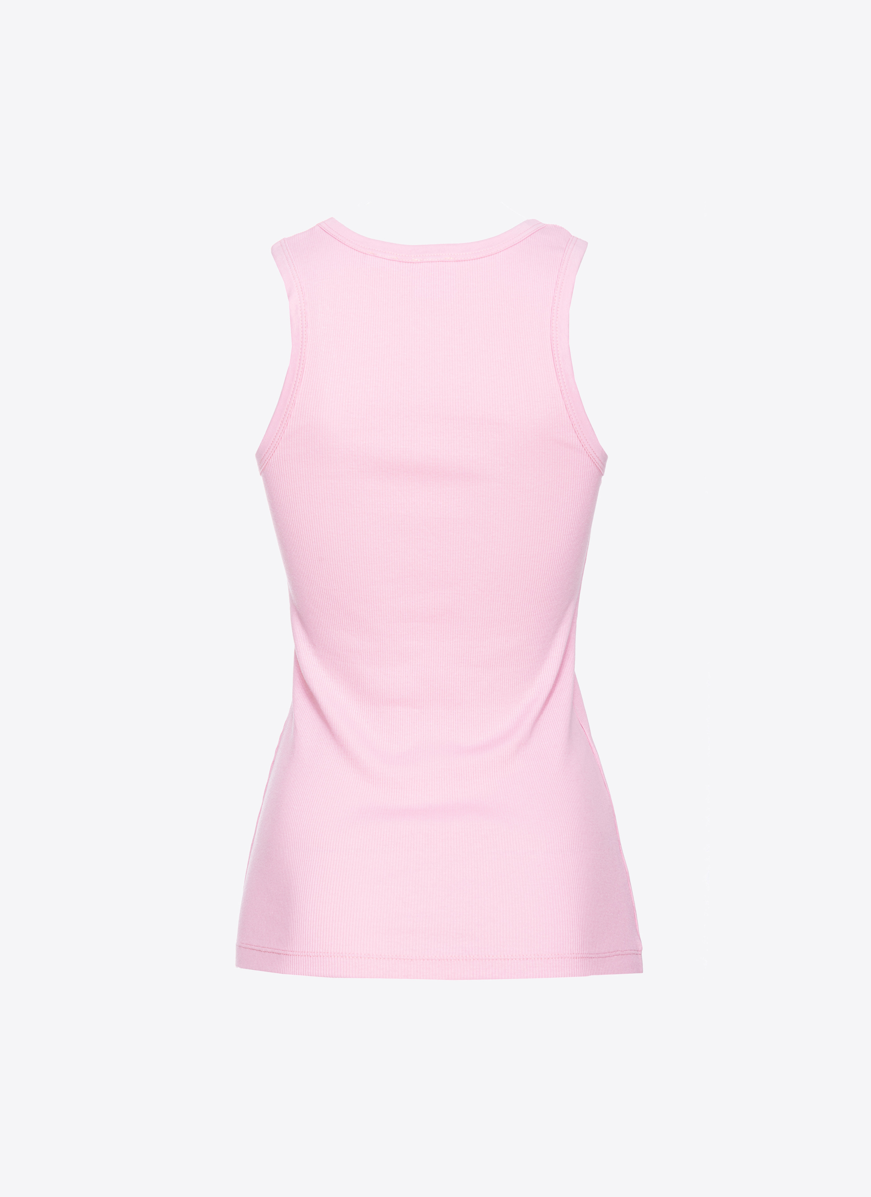 Pinko, Tank top with Love Bird embroidery, Orchid smoke, M