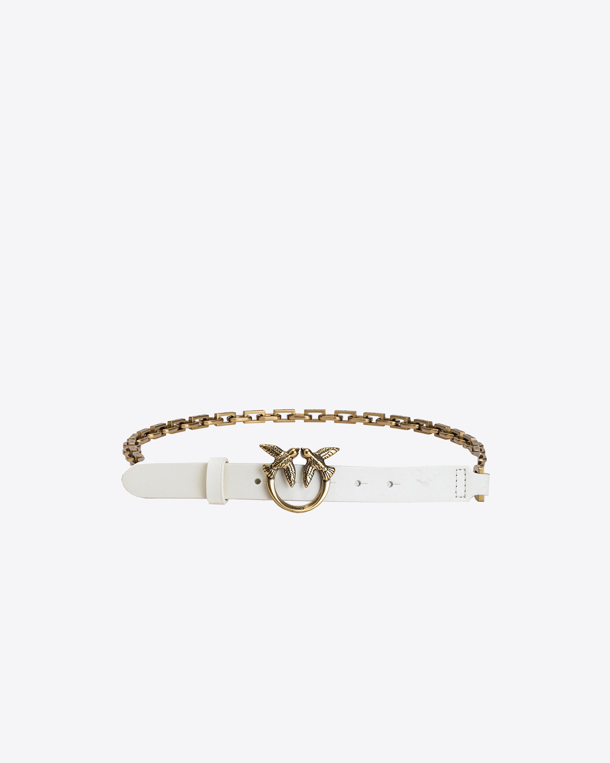 Love Birds belt with chain