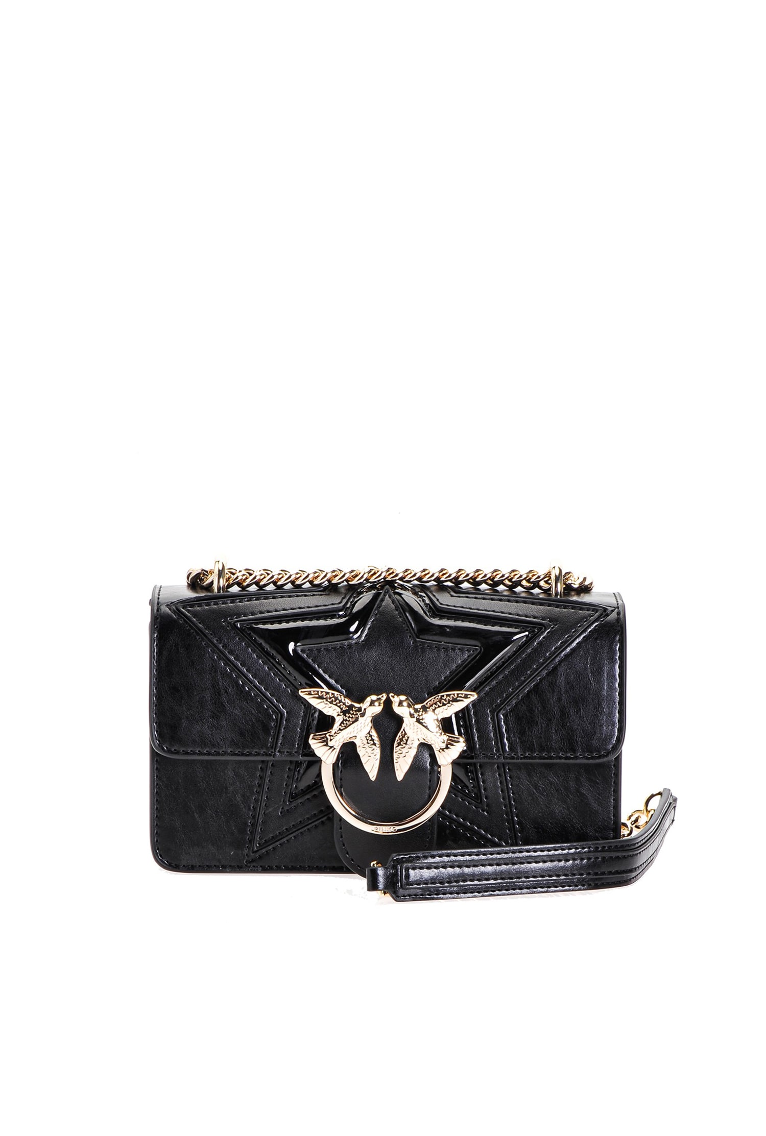 pinko mini love bag black