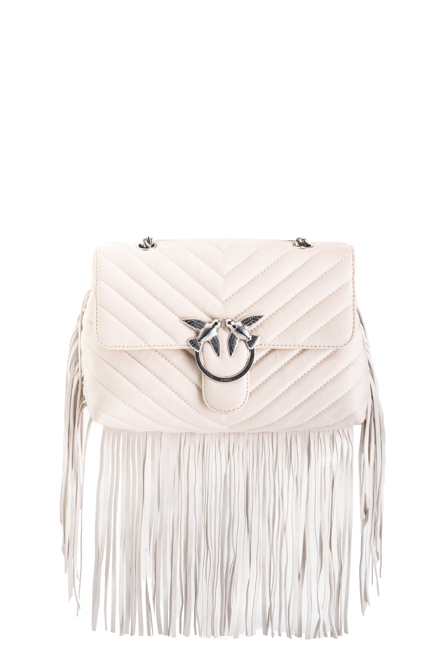 pinko love bag white