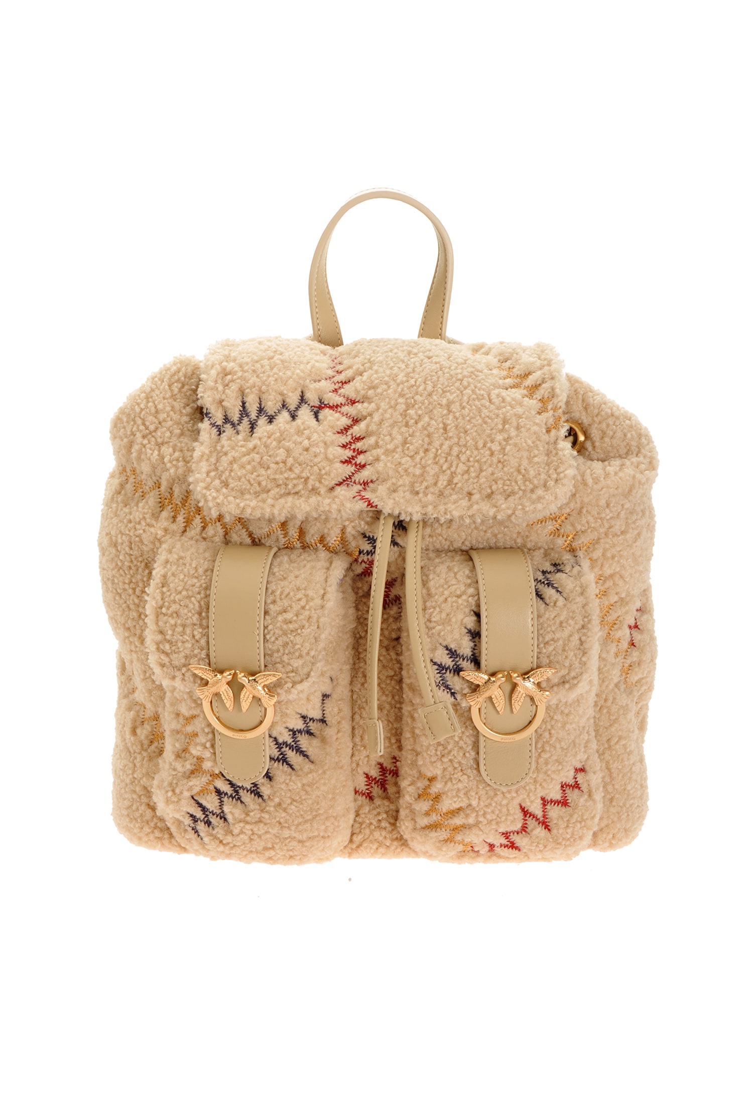 mini faux fur backpack