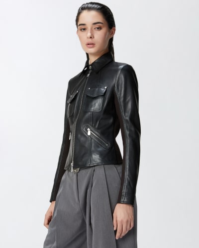 Giacca pelle pinko 2019 clearance
