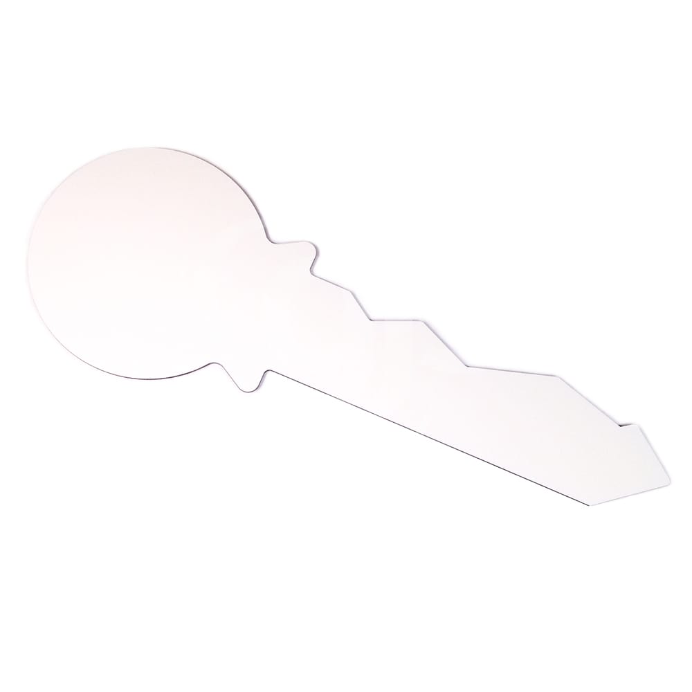 unisub hardboard novelty key - gloss white