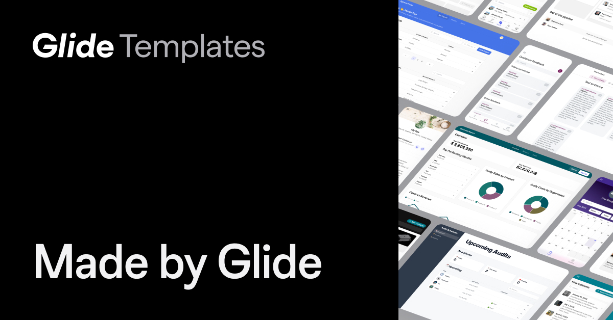 Made by Glide Templates Made by Glide Templates