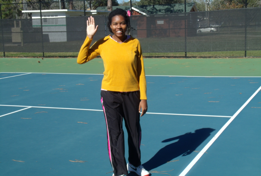 Me on the Florida tennis courts
