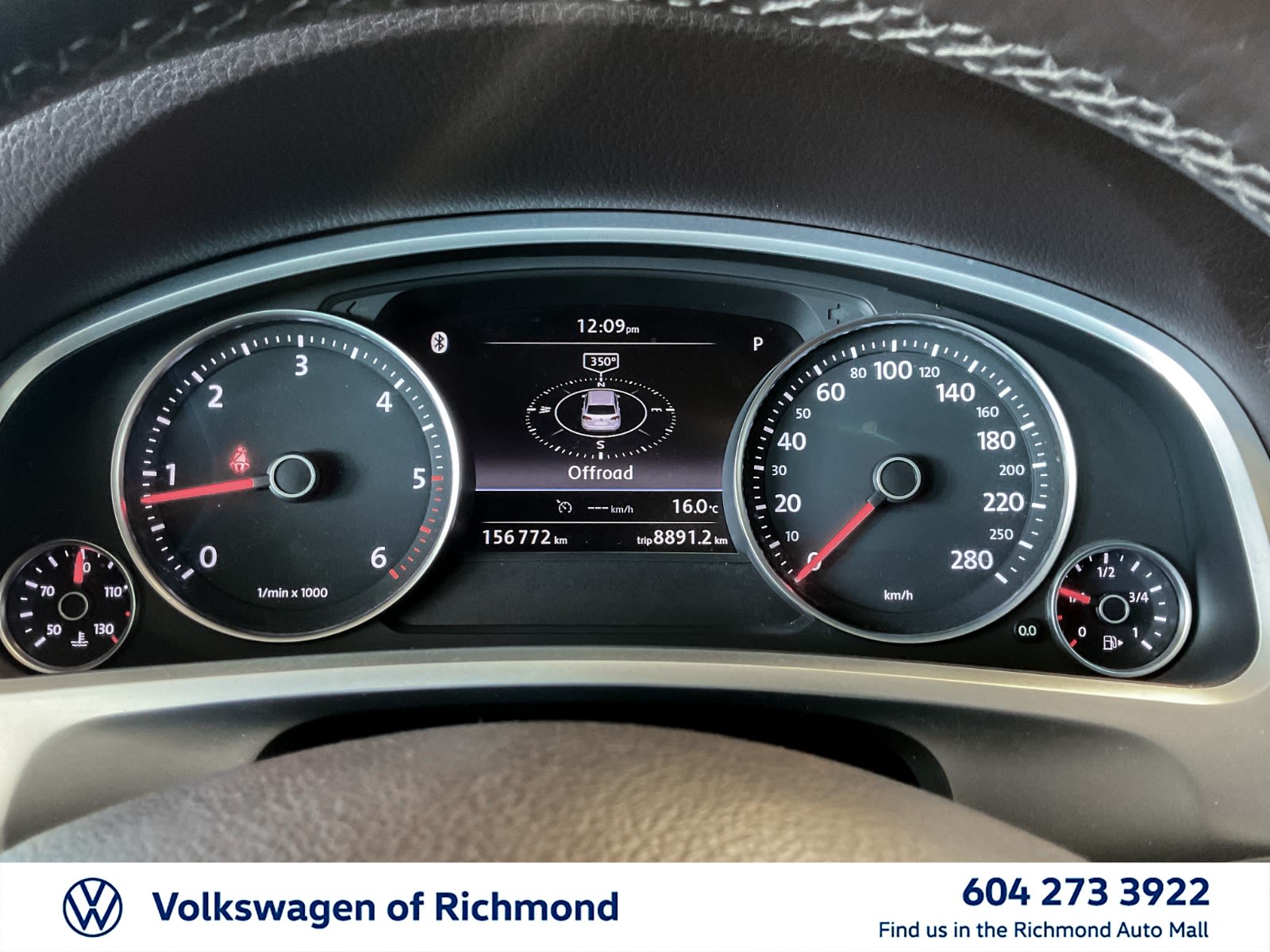 2013 Volkswagen Touareg Execline, Vancouver, Cash