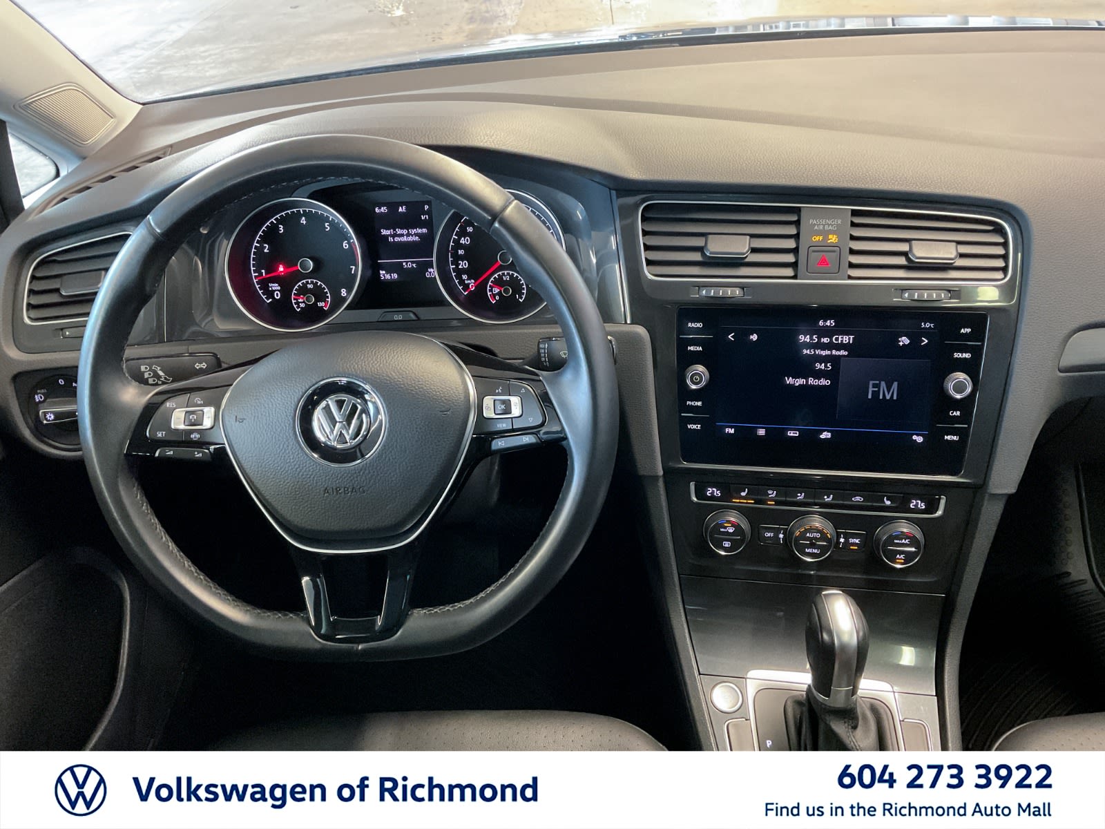 2019 Volkswagen Golf Comfortline, Vancouver, Cash