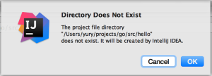 Directory creation confirmation