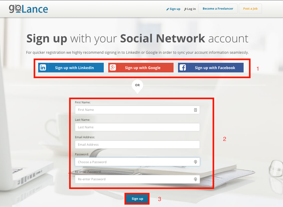 goLance - Join 1
