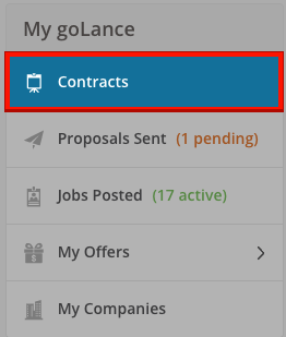 My goLance - Contracts A