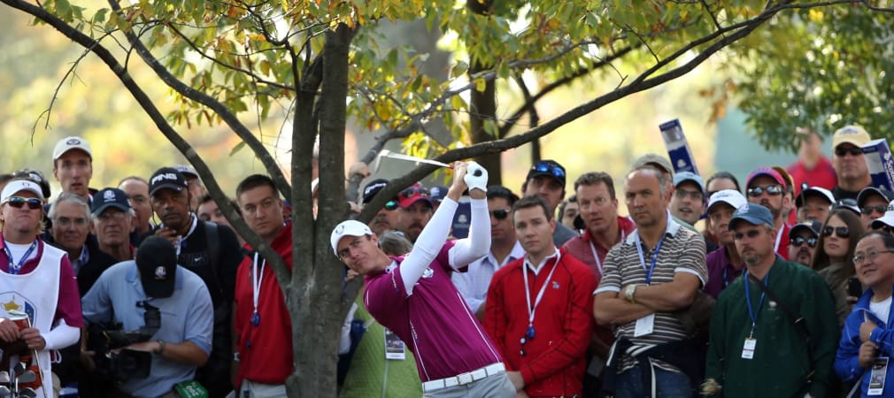 Nicolas Colsaerts beim Abschlag