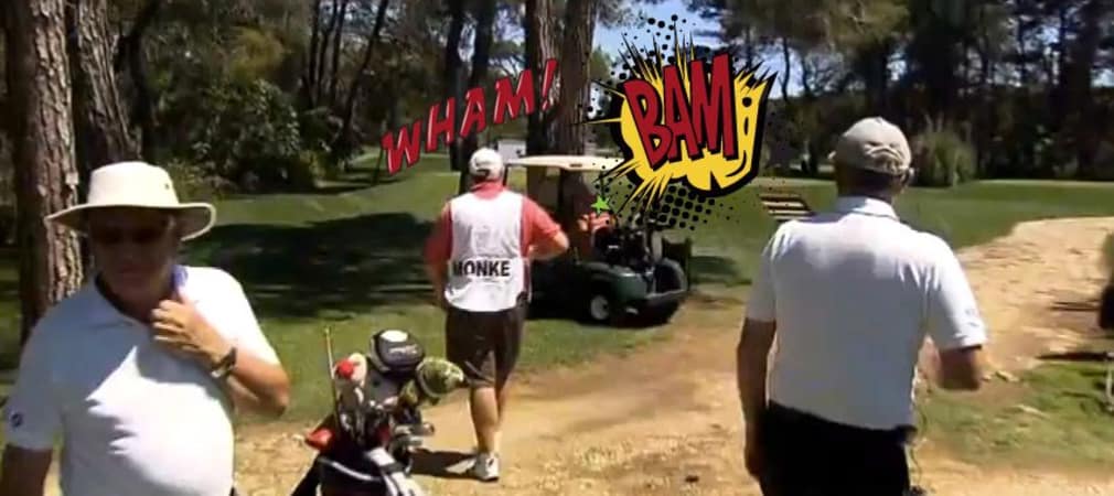 Golf-Cart-Unfall bei der Ladies European Tour.