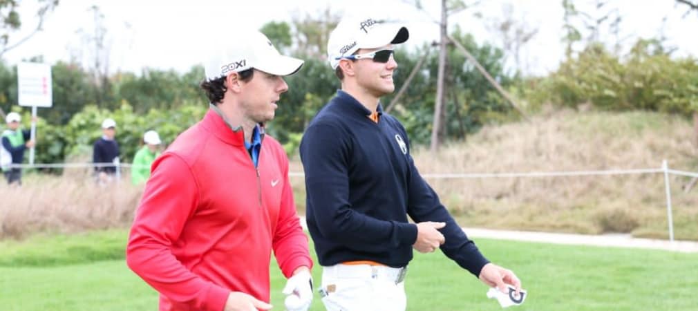 Rory McIlroy war die prominente Begleitung von Max Kieffer
