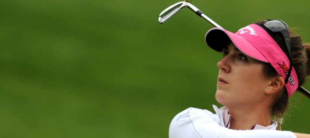 Sandra Gal schlägt zur Zeit bei der Lorena Ochoa Invitational ab.