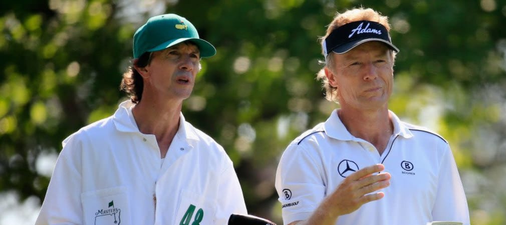 Es ist ihm ins Gesicht geschrieben: Die zweite Runde beim Masters war nicht wirklich nach Bernhard Langers Geschmack