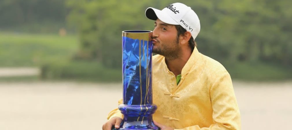 Alexander Levy bei der Volvo China Open 2014