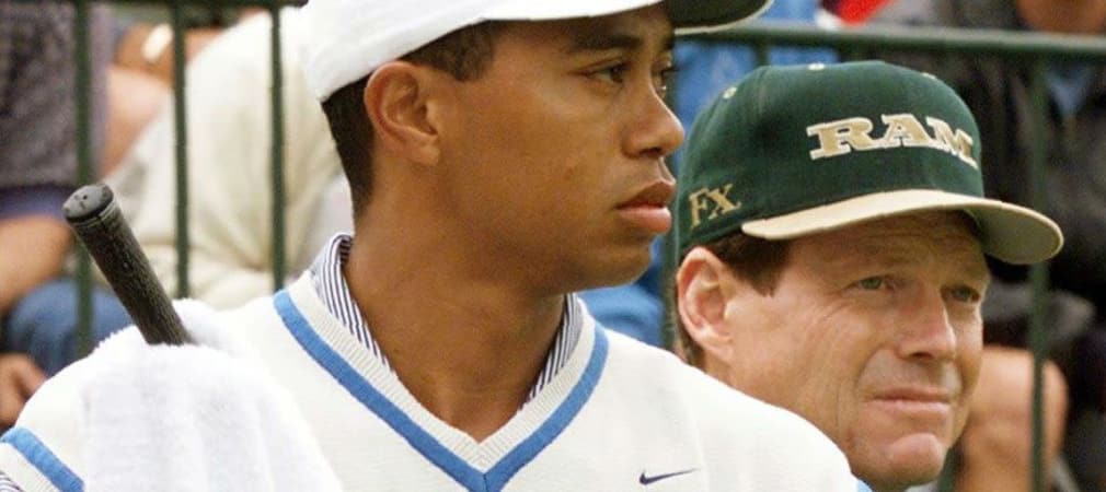 Früher spielten sie miteinander, heute ist Tom Watson Kapitän des Team USA für den Ryder Cup und hofft auf einen gesunden Tiger Woods.