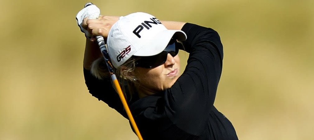 Julie Greciet beim Sberbank Golf Masters 2014