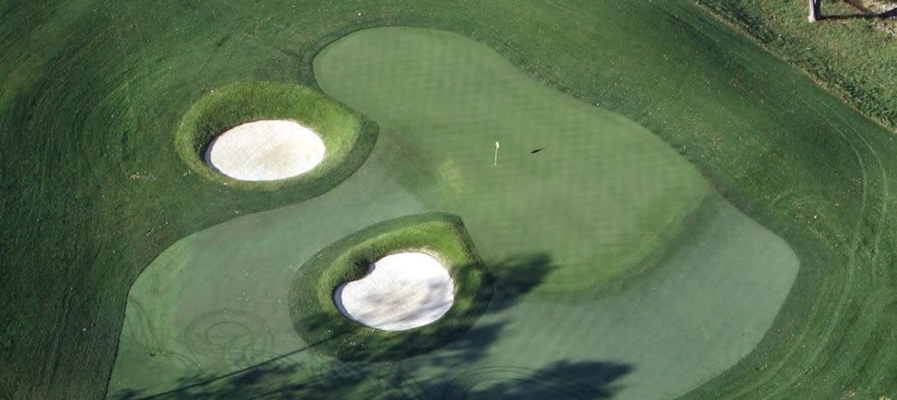 Das Grün des 16. Lochs im Valhalla Golf Club in Kentucky. (Foto: Getty)