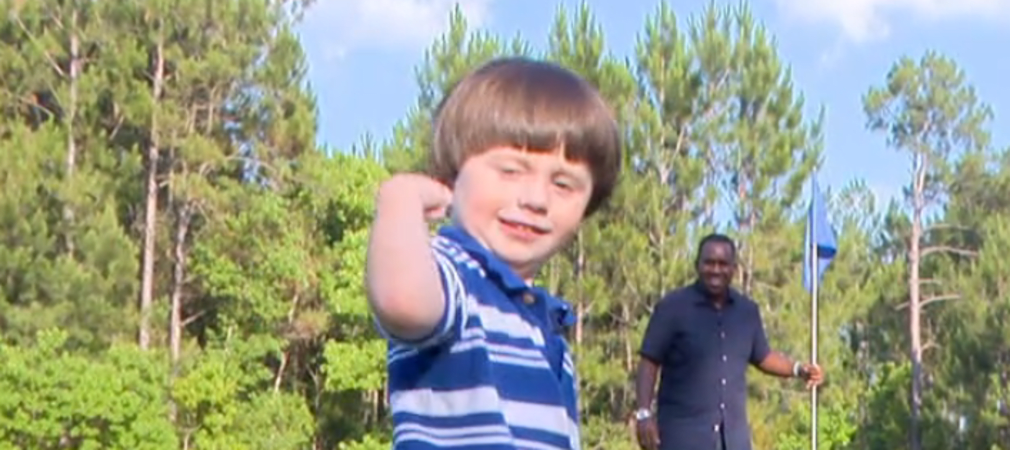 Baby James hat das Zeug ein große zu werden.