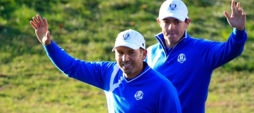 Auch am Nachmittag baut Kapitän Paul McGinley wieder auf die Kombi aus Rory McIlroy und Sergio Garcia.