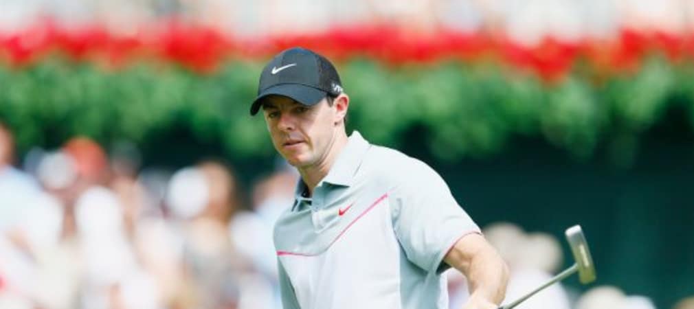 Rory McIlroy zeigt, dass er Putten kann. (Foto: Getty)