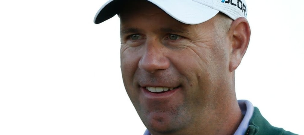 Der US-Amerikaner Stewart Cink teilt sich nach der ersten Runde der Shriners Hospitals for Children Open die Führung mit dem Schotten Martin Laird.