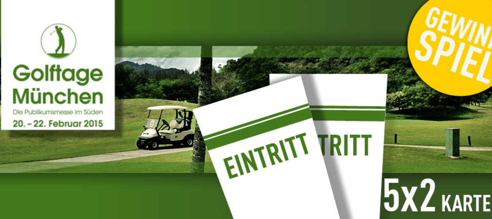 Gewinnspiel: 5x2 Karten für die Golftage München gewinnen!