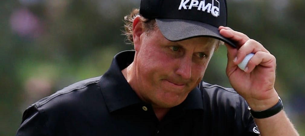Phil Mickelson beklagt wie viele andere Spieler, dass Augusta National 2015 bislang zu leicht ist.