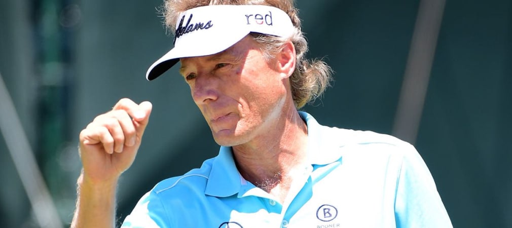 Bernhard Langer hat seinen nächsten Majortitel knapp verpasst und wurde bei der US Senior Open 2015 in Kalifornien, USA, Dritter. (Foto: Getty)