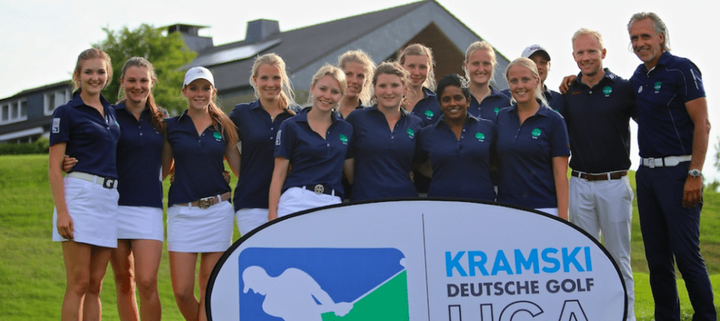Das war knapp! Die Damen aus Hubbelrath konnten auch den dritten Spieltag für sich entscheiden, mussten sich dabei allerdings ganz schön strecken. (Foto: DGV/ Tiess)