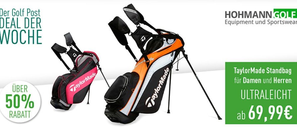 Diese Woche im Deal der Woche: TaylorMade Standbags bei Hohmann Golf. (Quelle: Golf Post)