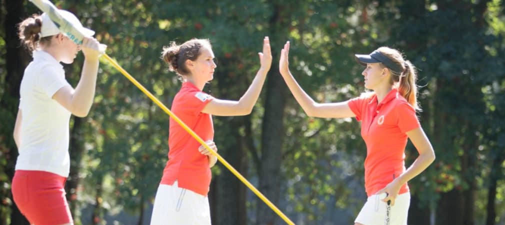 Die Damen des Nürnberger GC sichert sich den Sieg und den Klassenerhalt (Foto: Stefan Heigl)