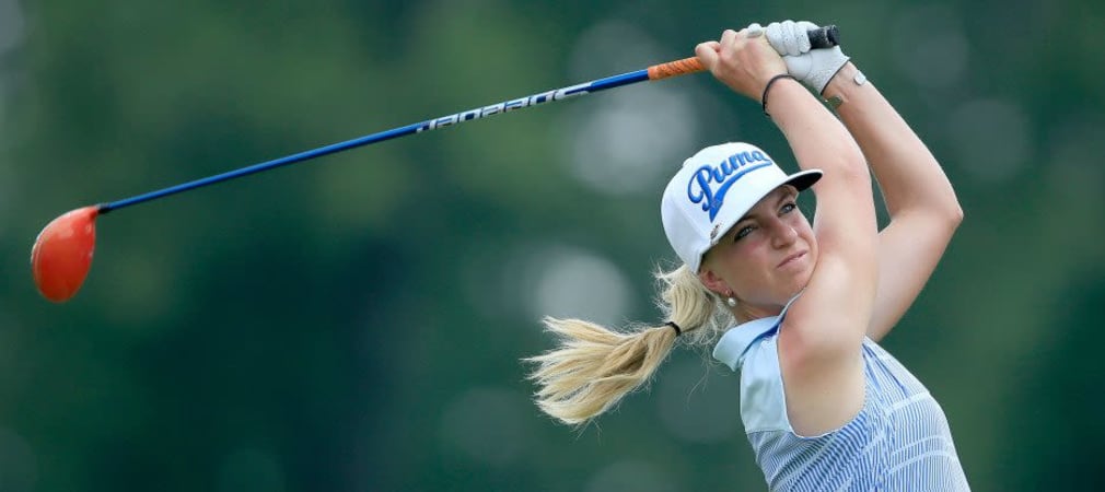 Sophia Popov lässt sich von Unwettern bei der Yokohama Tire LPGA Classic nicht beeindrucken. (Foto: Getty)