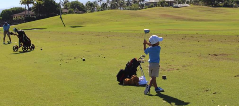 Blake Nakagawa Vierjähriger Golfspieler