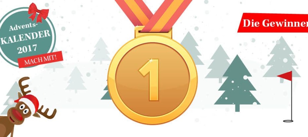 Der Golf Post Adventskalender 2017: Alle bisherigen Gewinner im Überblick. (Foto: Golf Post)