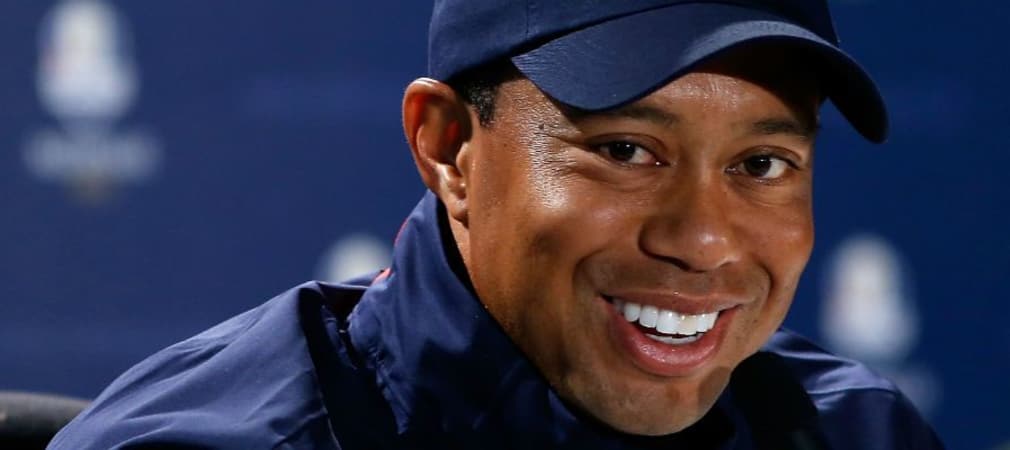 Tiger Woods freut sich auf eine neue Herausforderung. Beim Ryder Cup in Hazeltine wird er als Vize-Kapitän dabei sein. (Foto: Getty)
