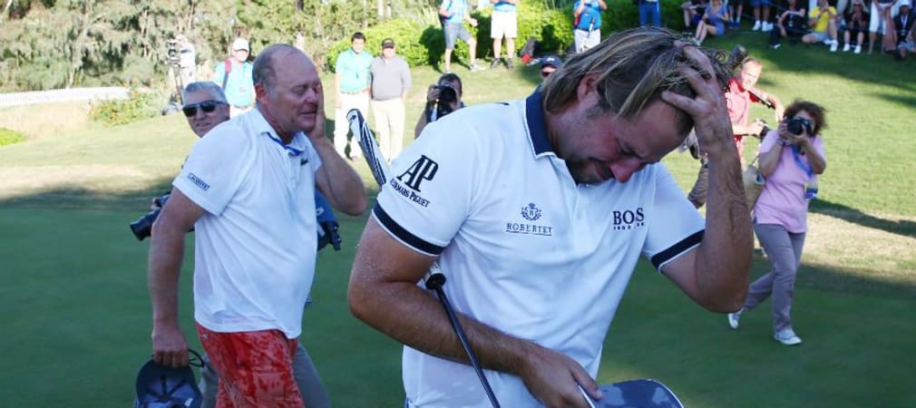 Dreimal fand die Turkish Airlines Open bisher statt, zweimal konnte Victor Dubuisson gewinnen - und war sichtlich davon gerührt. (Foto: Getty)