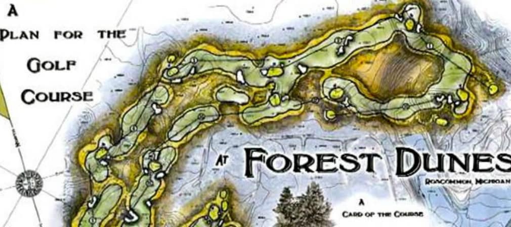 In umgekehrter Reihenfolge über den Golfplatz? Kein Problem auf dem Forest Dunes. (Foto: Screenshot)