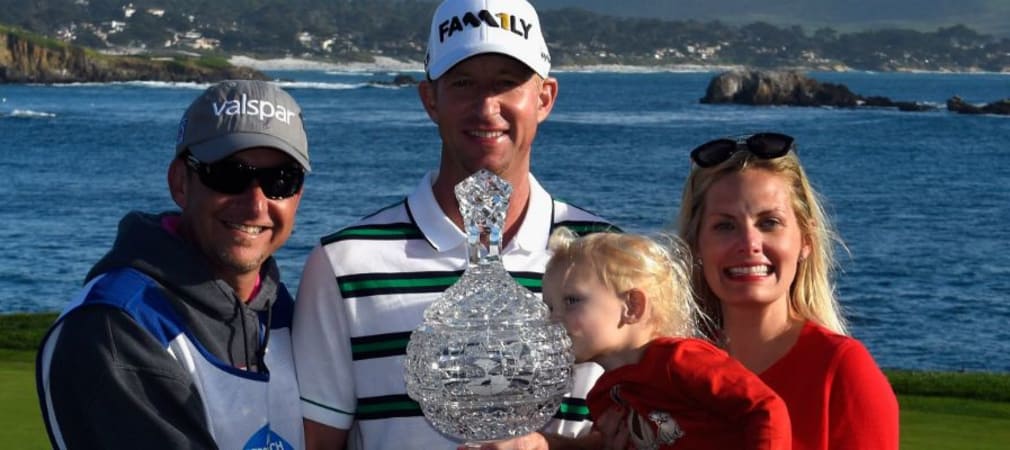 Vaughn Taylor freute sich mit Kind und Kegel über seinen ersten PGA-Tour-Sieg nach über zehn Jahren. (Foto: Getty)
