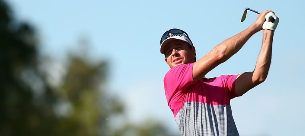 Der Australier Brett Rumford leistet vor dem Wochendende Peter Uihlein an der Spitze der Perth International Gesellschaft. (Foto: Getty)