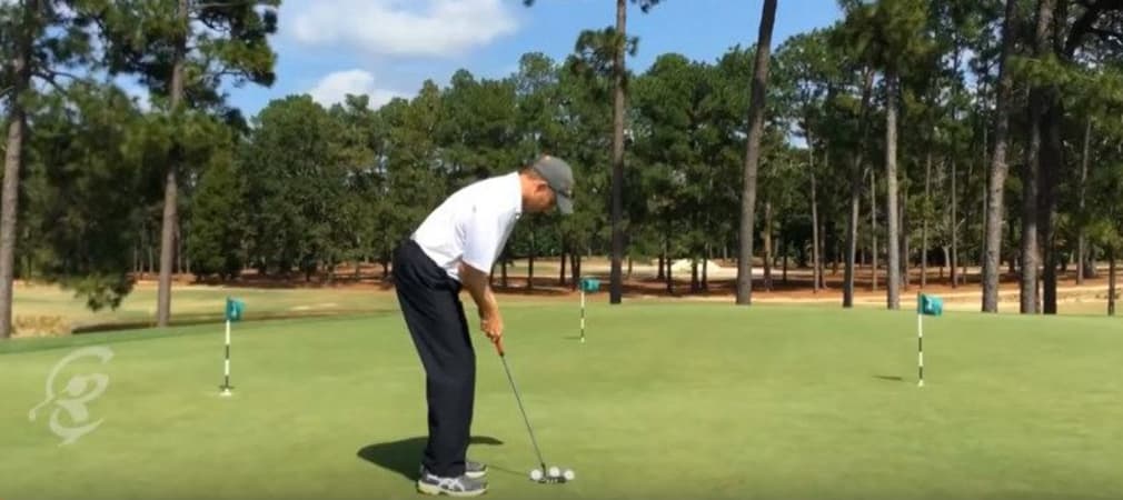 Kelly Mitchum ist PGA Pro und Golf-Trainer bei der Pinehurst Golf Academy und begnadeter Putt-Spieler. (Foto: Screenshot)