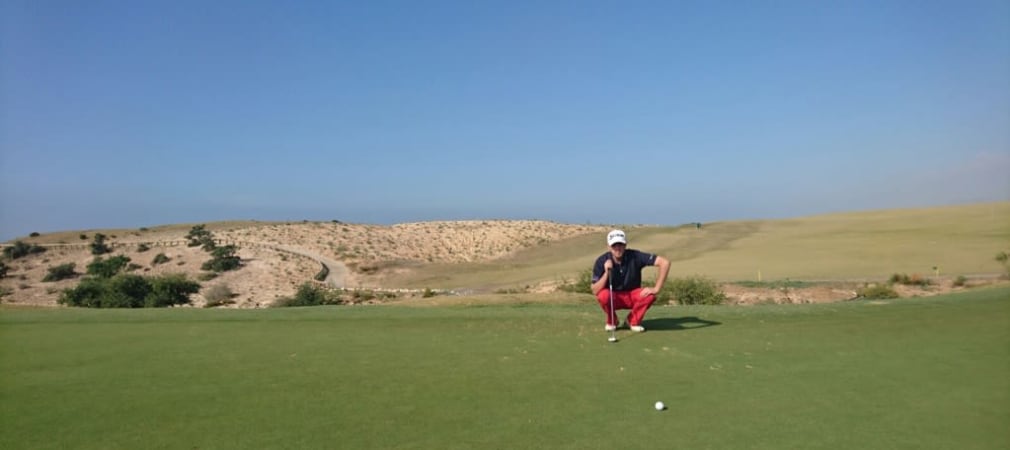 Moritz Klawitter war mit seinen kurzen bis mittleren Putts bei der Open Trazegzout in Agadir, Marokko zufrieden. (Foto: Moritz Klawitter)