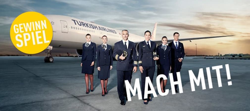 Gewinnen Sie jetzt beim Turkish Airlines Gewinnspiel Business Class Flüge weltweit. (Bild: Turkish Airlines)